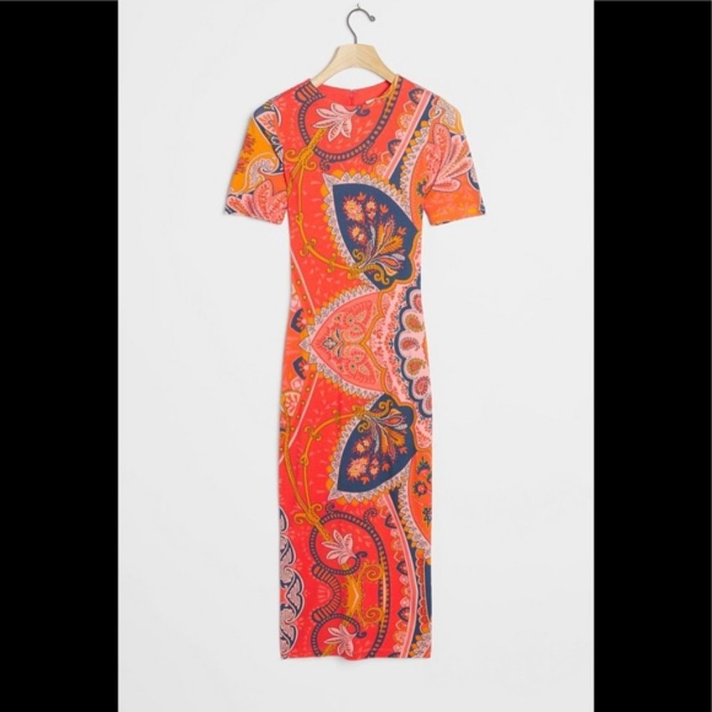 Farm Rio Gianina Midi Dress XS - Picture 7 of 8